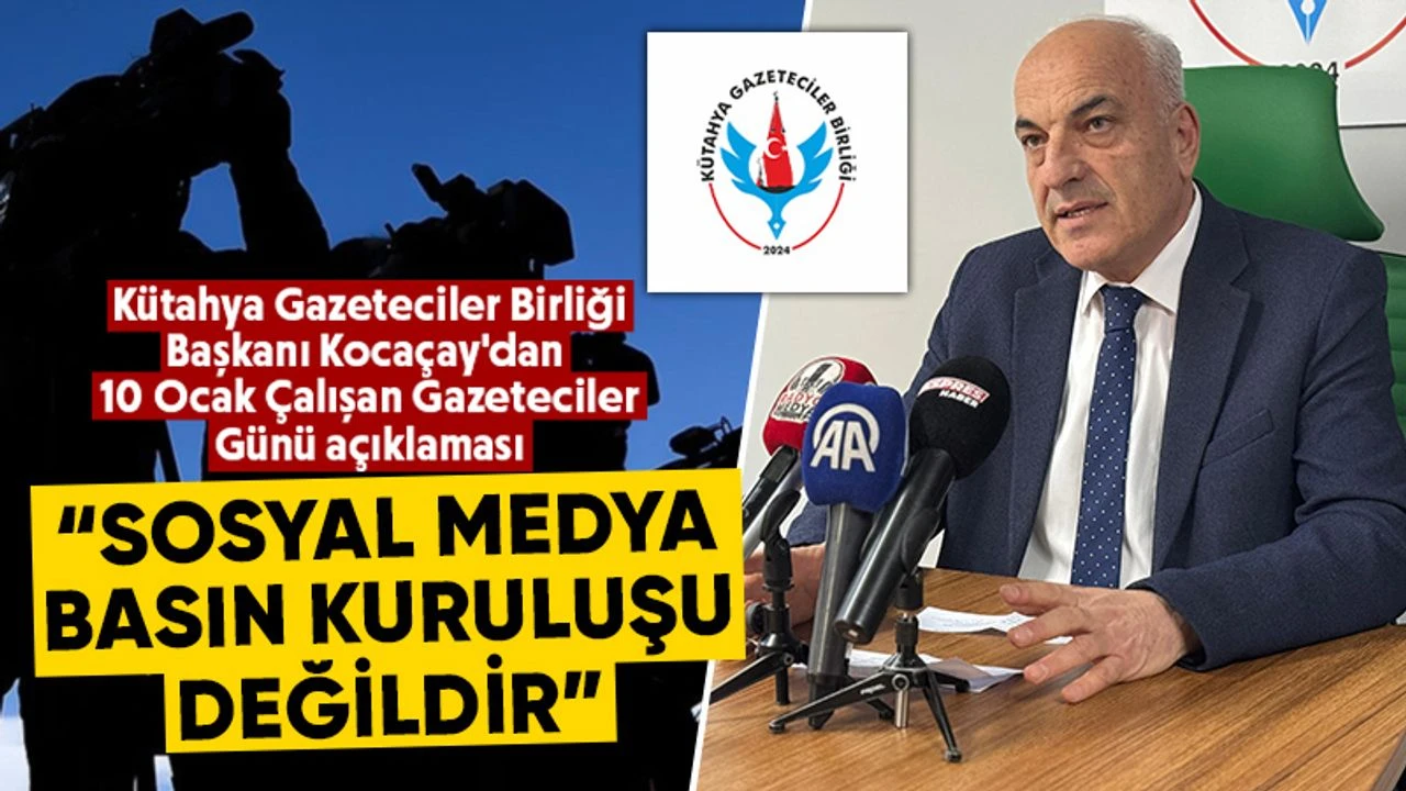 Kütahya Gazeteciler Birliği, çalışan gazetecileri unutmadı